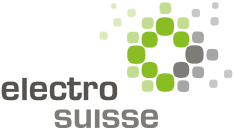 Logo von Electrosuisse, der Fachorganisation für Elektro-, Energie- und Informationstechnik in der Schweiz.